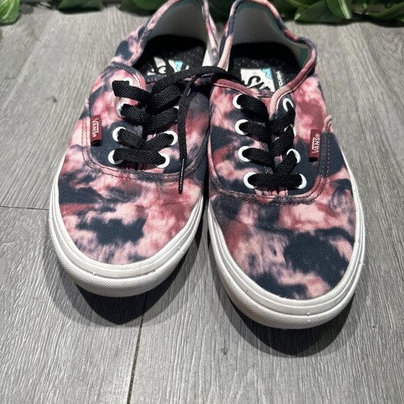 Vans Comfycush Authentic Tie Dye Purple Pink Women Size 6 Shoes - Picture 3 of 8
